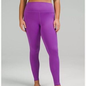 Purple Lululemon Leggings 28”
